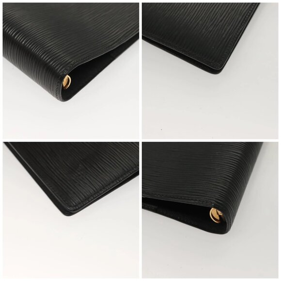 LOUIS VUITTON Epi Agenda GM Day Planner Cover Black R20212 LV Auth 130661 - Picture 16 of 16
